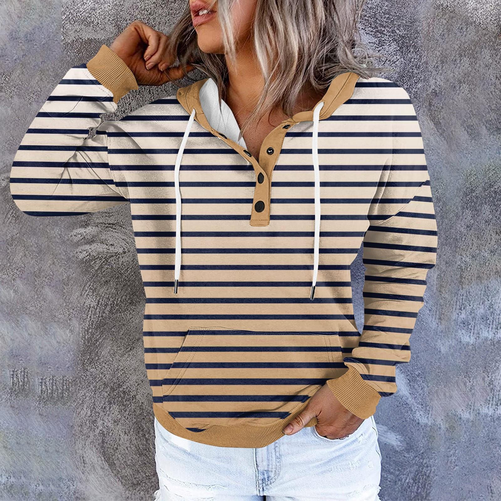 Женские толстовки с капюшоном на пуговицах и шнуровке — фото 6