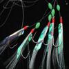 5Pc/Set Multi-Color Soft Silverskin Fishing Lure Set Imitation Shrimp Bait With Crystal Barbed Hook Variety Fishing Lures Tackle