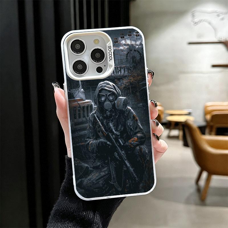 

S-Stalker Game Cool Soft Phone Case for iPhone 15 16 17 Pro Max 17Air 16E 14 Plus 13 12 Mini Shockproof Cover Back Shell iPhone 16