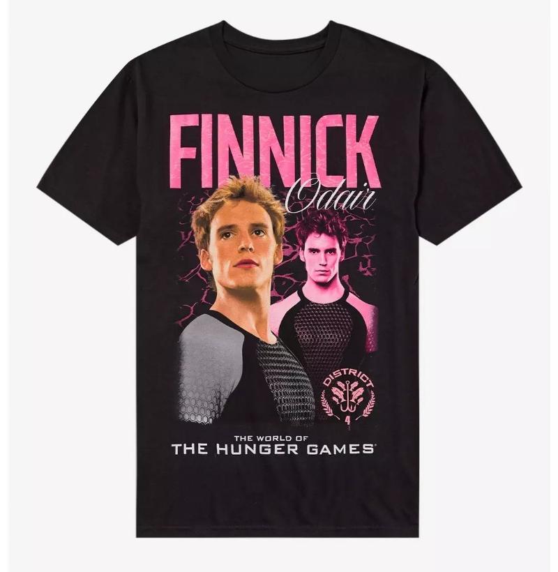 

The Hunger Games Finnick Collage TShirt Vintage 90s Graphic Style Peeta Mellark Tshirt Gifts For Unisex and Women Unisex Tshirt S