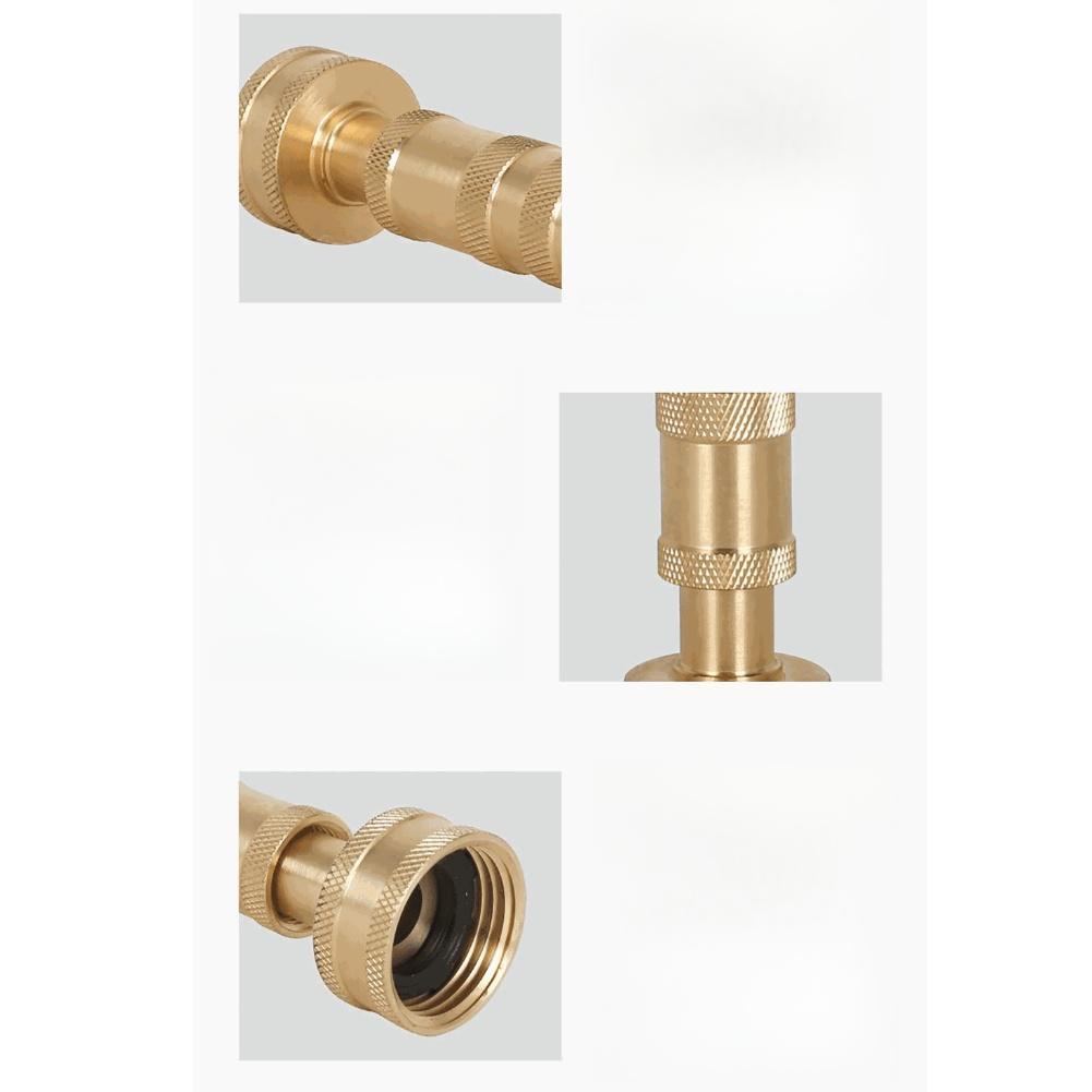 Garden Irrigation Garden Irrigation 4 Inches 3 4 Screw Thread Brass Spray Nozzle Adjustable Flow Control Garden Irrigation