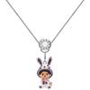 Monchhichi Doll Toys Hanging Pendant Pearl Necklaces Anime Accessiories Cute Necklace Kawaii Collarbone Chain Childrens Day Gift