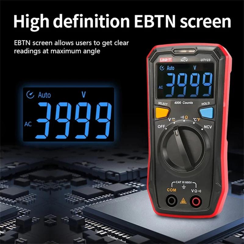 UNI-T Mini Multimeter UT33A+ UT33B+ UT33C+ UT33D+ UT120A UT120B UT120C UT123 UT123D UT125C Pocket Size Digital Multimeter