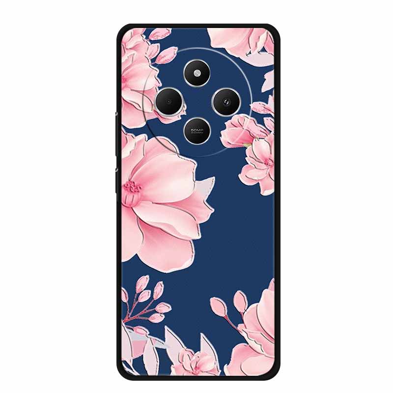 3D Emboss Case For Vivo Y300 Pro 5G Phone Case Relief Flowers Soft Silicone Coque For Vivo Y300 Pro Back Cover Case Funda Shell