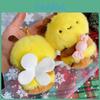 Candy Bee Plush Keychain With Pp Cotton Filling For Kids And Teens
