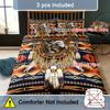 Tribe Duvet Cover Set 1*Duvet Cover+2*Pillowcase Ethnic Style Dreamcatcher Eagle Print Aztec Soft Comfortable Bedding Set