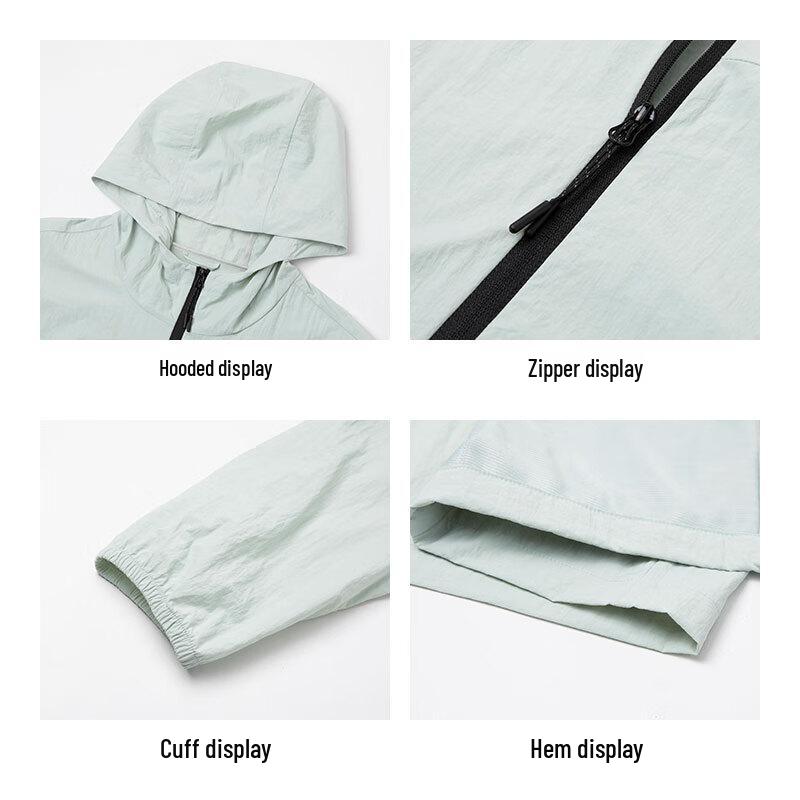 ROMON Men's Hooded UV Protection Sun Shirt