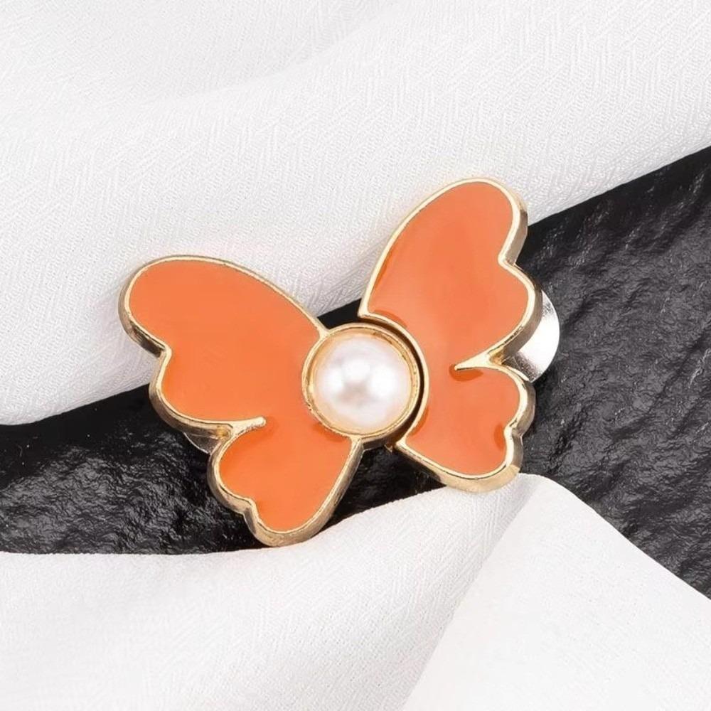 Adjustable Waist Buckle Butterfly Shape Pants Pins Waist Fastening Pins  Scarf Fastening