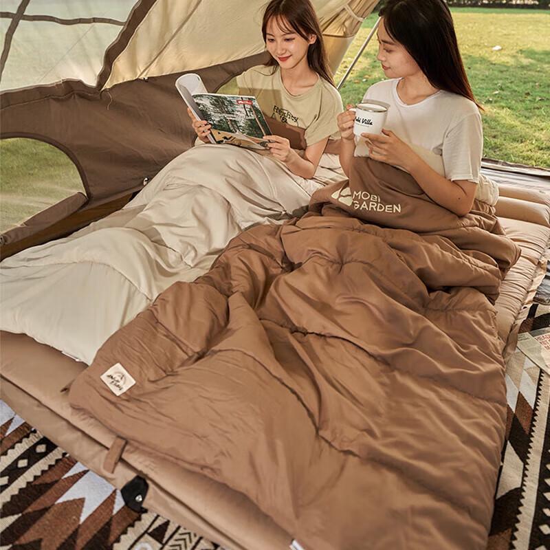 MOBIGARDEN New Moon Brushed Cotton Envelope Sleeping Bag