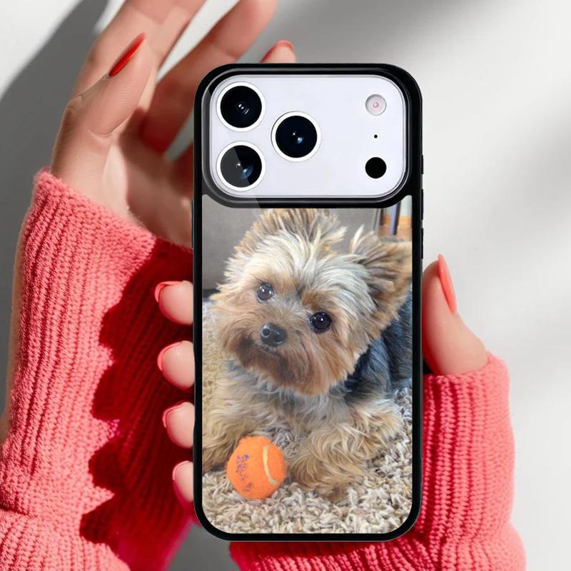 Yorkshire Terrier Yorkie Dog Pet Animal Phone Case for iPhone 17 Air 16e 15 14 13 Pro Max Back Cover for 12 11 Pro Coque