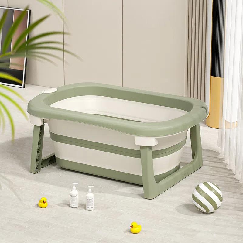 Foldable Baby Bathtub for Newborns & Toddlers – Space-Saving Bath Tub with Easy Storage Lightweight & Portable Design
