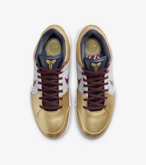 FQ3544-100 Nike Kobe 4 Protro Metallic Gold and Dark Obsidian (Men's)