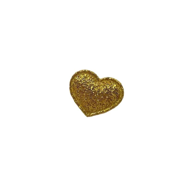 10pcs/set Bling Heart Applique Padded Patches For DIY Headwear Hair Clips Decor Clothes Hat Crafts Sewing Supplies