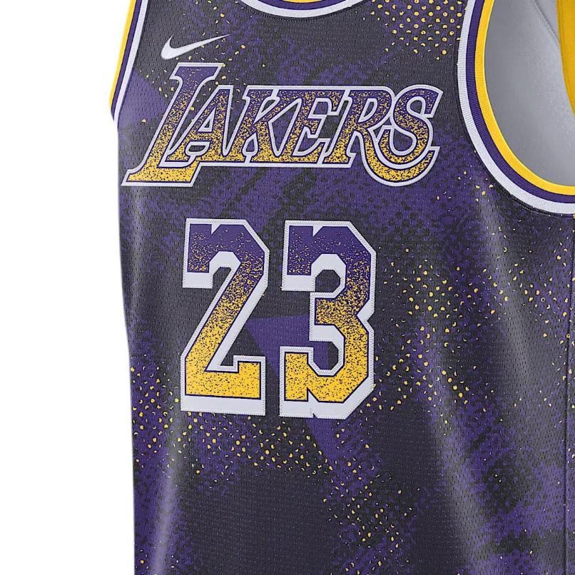 Nike Men's NBA LeBron James Lakers 2025/26 Select Series Swingman Jersey Purple HJ4066-504
