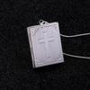 Charms Pciture Frame Pendant Christian Cross Bible Box Chains Jewelry Necklace Clothing Accessories
