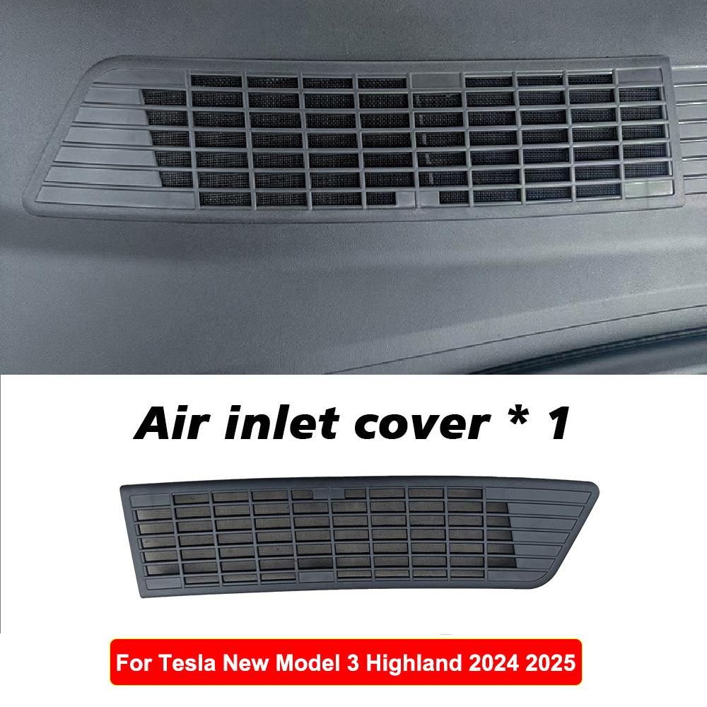 For Tesla Model Y 2025 Juniper Model 3 Highland 2025 Front Lower Bumper Anti Insect Net Anti Dust Proof Inner Vent Grille Cover