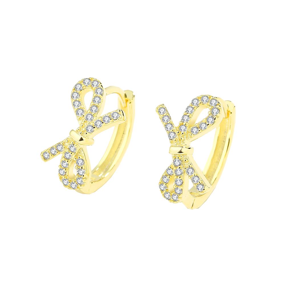 

Изысканные женские серьги из стерлингового серебра, модные серьги с бантом, золотые ювелирные изделия для вечеринок, аксессуары из серебра 925 пробы, ювелирные изделия из стерлингового серебра для вечеринок золотой