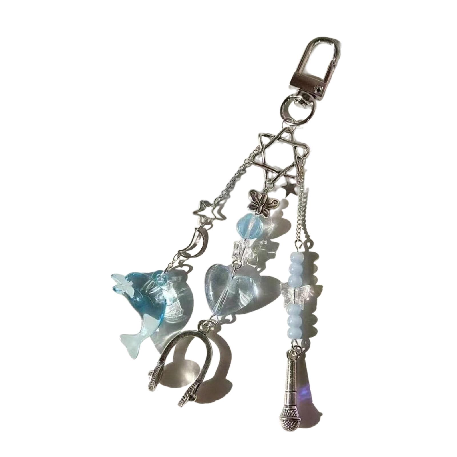 Милый брелок с бисером в форме сердца — фото 10