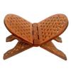 Classical Youth Jaali Design Foldable Book Stand/Holder/Rest/Keep for Home/Work Space/Religious Places (Brown, 15 Inches)