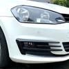 Pair Car Front Fog Light Grille Grill For VW Golf 7 MK7 GTI 2014 2015 2016 2017 Fog Lamp Lower Bumper Grill