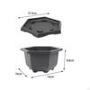 Durable Plant Pots with Tray for Indoor and Outdoor Use