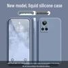 Realme GT Neo 3 Solid Color Rubik's Cube Liquid Case - Full Coverage Drop Protection Soft Case