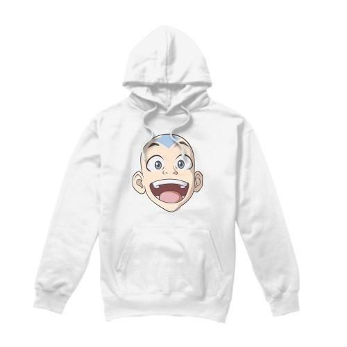 Avatar: The Last Airbender Mens Aang Big Face Hoodie