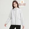 Li Ning Solid Color Logo Loose Fit Windbreaker Hoodie Women Outerwear AFDVJ46-1