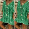 Neck V Women Caftan Baggy Dress Ladies Vintage Hippie Boho Beach Cover Plus Size