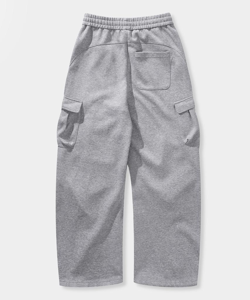 Dimiteulibeullaeg M65 Parachute Curved Pants_Sweat Melange