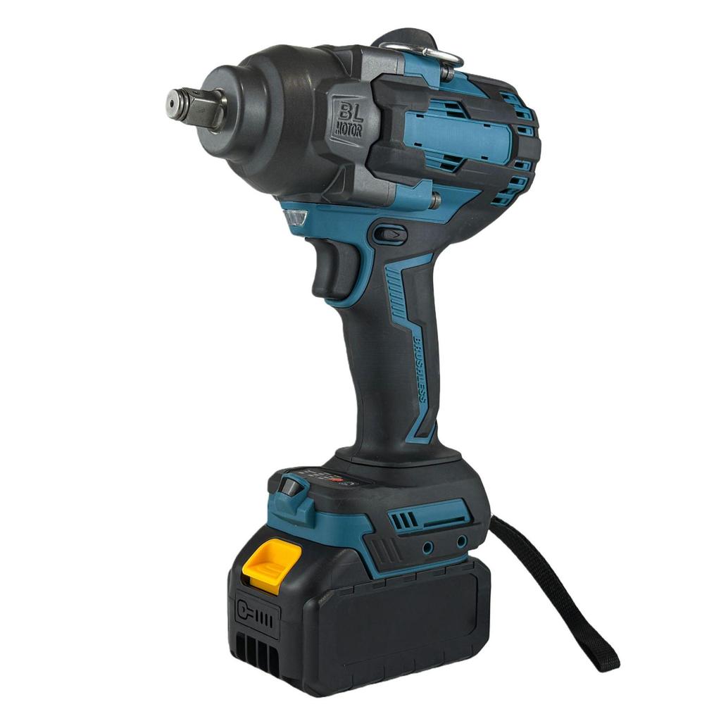 Brushless Lithium Battery Impact Wrench, 1000N.m High Torque, Cordless, Industrial Grade for Auto Repair