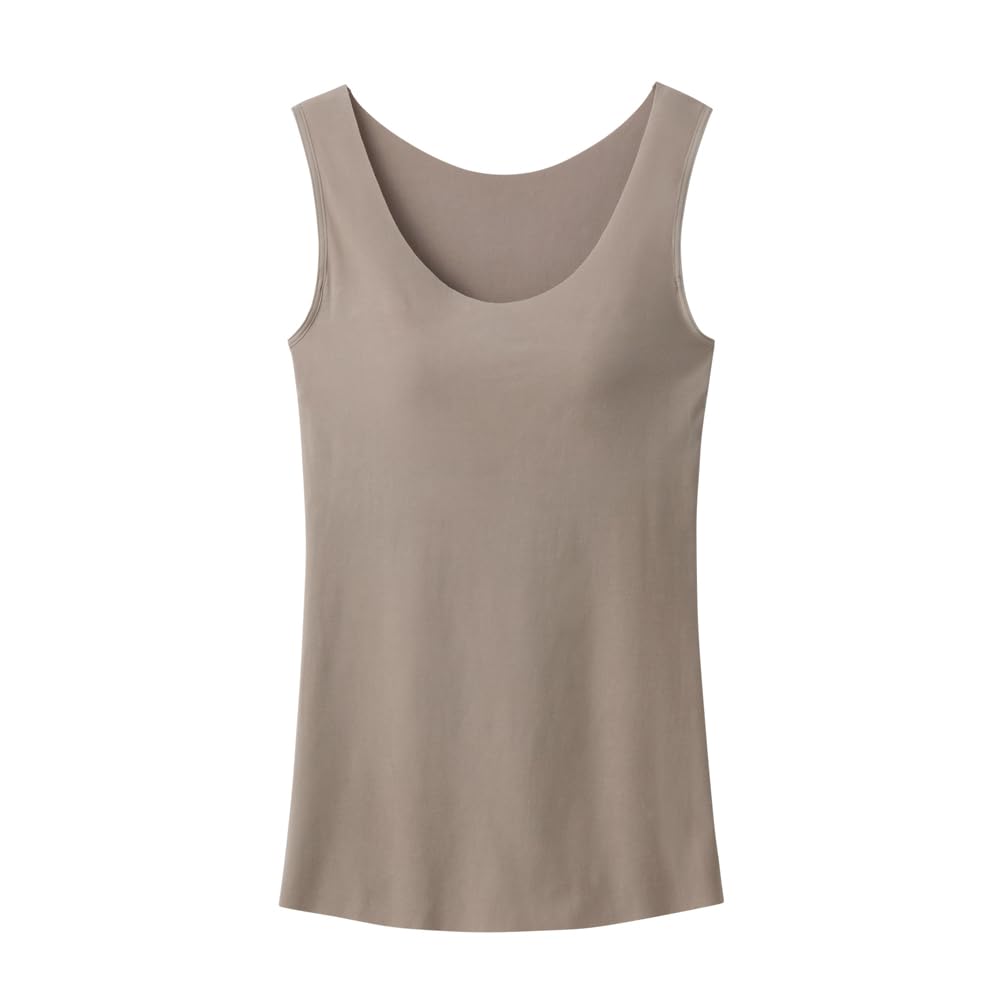 GUNZE Kul Magisk BH Sommer Sommer Tank Slør Brun Camisole, BH, Undertøy, Sklisikker Topp, MB3458, Dame,