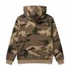 Men S Camouflage Fleece Hooded Sweatshirt With Side Pockets
