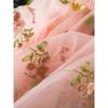 Mädchen-Traumhaftes Dreidimensionales Schmetterlingsflügelkleid, Süßes Mehrfarbiges Blumenbesticktes Netz-Prinzessinnenkleid für Sommer-Geburtstagspartys