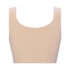 Triumph Sloggi G028 Cotton Blend with M001 Size M Half-Top Cups, Wireless, Women's Underwear, (Sugar Beige),