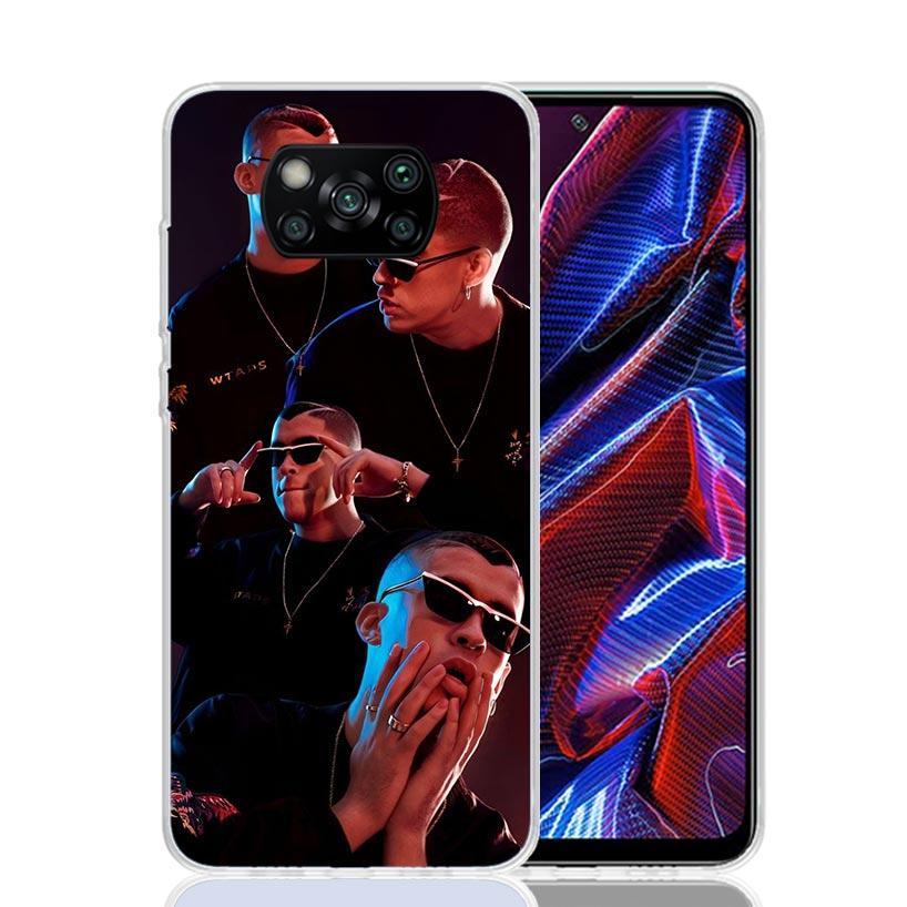 Bad Bunny X100pre Phone Case For Xiaomi Poco X7 X6 X5 Pro F7 Ultra Redmi 15C 15 13 13C 12 12C 10 10A 10C 9 9A 9C 9T Cover Poco X