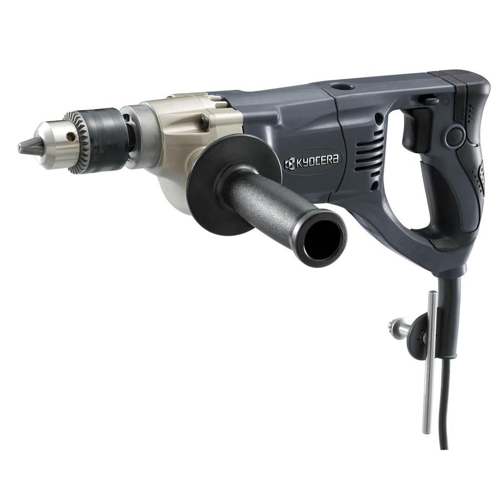 Kyocera Professional Drill AD1300VR 648751A Black with variable speed function for optimal speed adjustment to suit the variable and switch lock