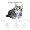 Breakaway Cat Collar with Bell, Safety Buckle Kitten Collar, Elastic Strech Quick Release, Adjustable Lightweight Collars for Girl Boy Cats, Pet