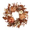 Artificial Fall Wreath 18inch Hydrangea Berry Branches Outside Indoors Home Decoration