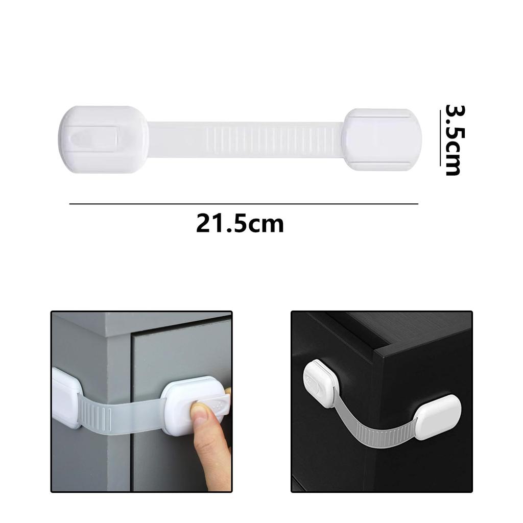 DIFEIUKI Furniture Earthquake Set of No Drilling Easy for Securing and Disaster Preparedness Supplies Tip-Prevention Stoppers, Prevention, 10,