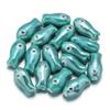 10 Pieces Artistic Double Sided Ceramic Fish Beads Crafting Supplies Spacers For Homemade Jewelry Phone Chains