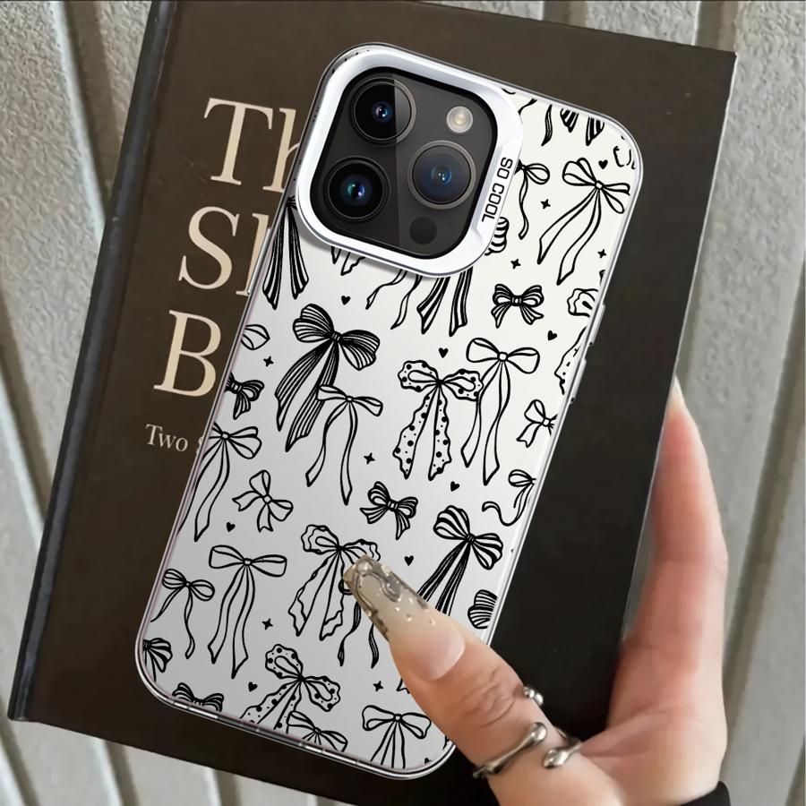 

Butterfly Knot Pattern Case for iPhone 17 Pro Max 13 Pro Air 11 15 Plus 16 XS 14 12 XR Back Phone Cover iPhone 13 Pro Max