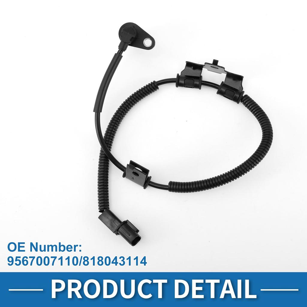 ABSOPRO ABS Snímač rychlosti kola Přední pravý Díl brzdového systému ABS Kompatibilní s Kia Picanto Snímač, Snímač ABS, Číslo 9567007110/818043114,