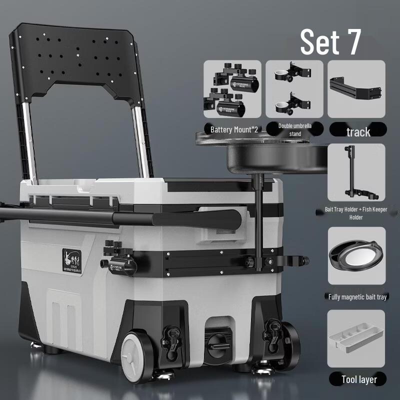 

Camper 35L Wheeled Fishing Tackle Box