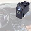 2Pcs 20A 12V Blue LED Lighted Waterproof Rocker Switches Marine Boats Rocker Switches 5 Pin Toggle Switches Enduring