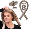 Fashion Potable No Heat Hair Curler Heatless Curling Rod Headband Hair Rollers Silk Curl Sleeping Lazy Soft Curlers Styling Tool