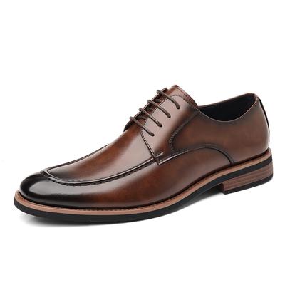 Fashion Big Size Oxford Shoes for Men Spring Autumn New Designer Lace Dress Shoes Male Business Casual Leather Shoes Man