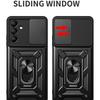 Suitable for Samsung A13 Sergeant Ring Bracket Mobile Phone Case S22 Shijia Pushing Window Car Magnetic Suction Cover