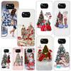 Christmas Girls Tree Gift Phone Case For Xiaomi Poco X7 X6 X5 M7 M8 Pro F7 Ultra Redmi 15C 15 13C 13 12C 12 10 10C 10A Art Funda