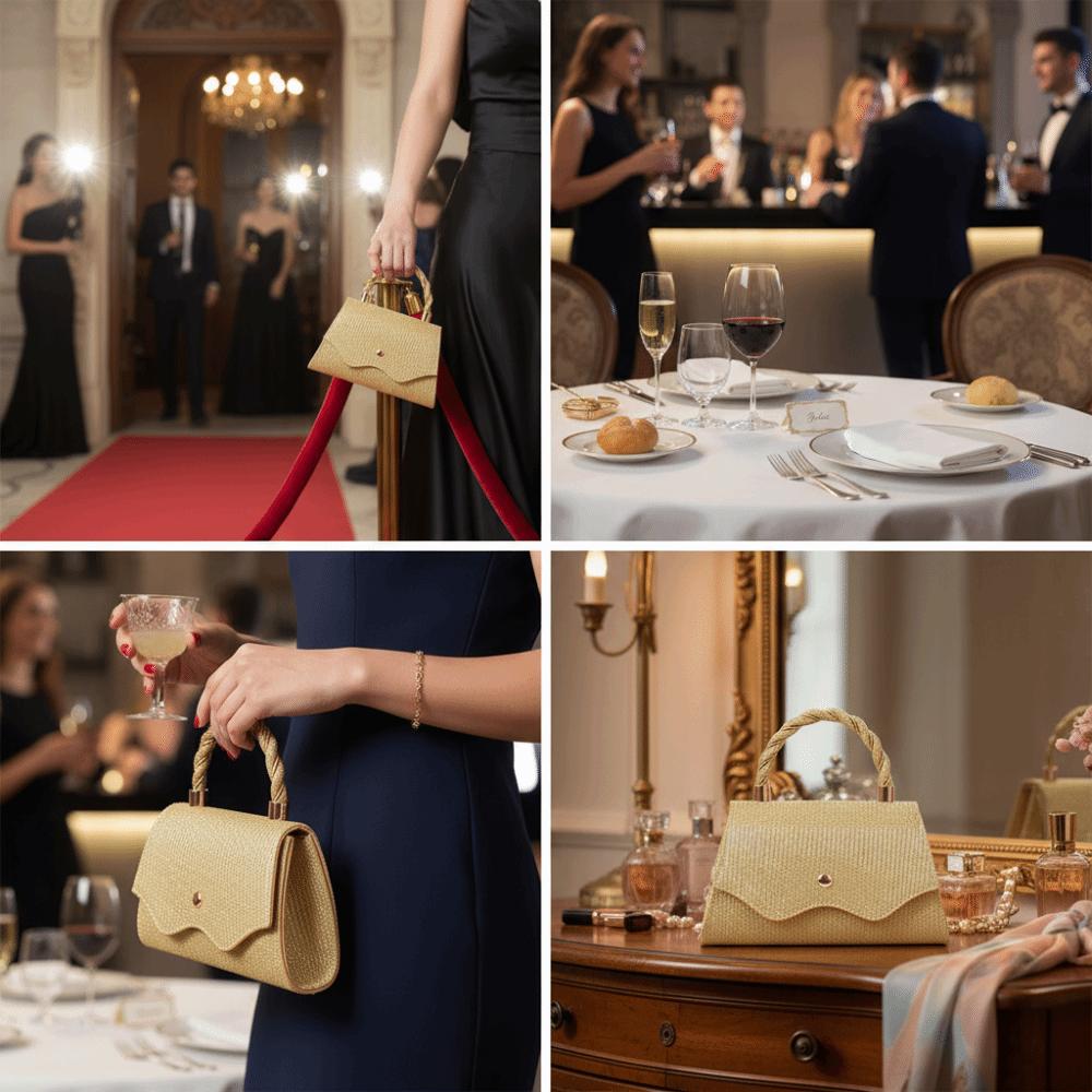 Fashion Pure Color Evening Bag Rhinestones Large Capacity Clutch Bag Women Handbag For Wedding Party